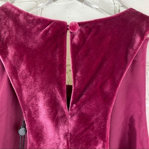 CINQ A Sept Velvet Dylan Asymmetrical Top XS - Picture 7 of 11